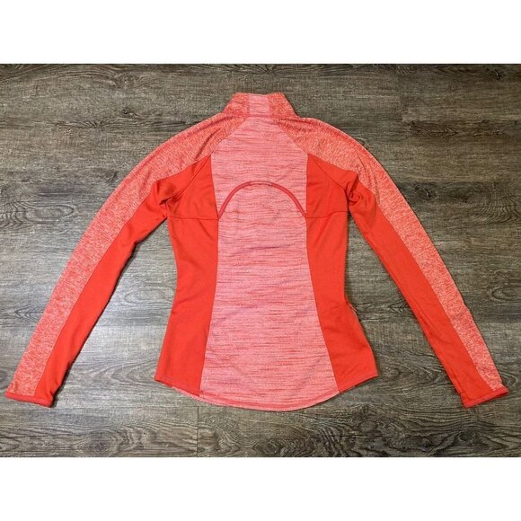 Athleta Woman’s Running Wild Half Zip Coral Pull-Over 1/2 Zip Size XS - Picture 8 of 8